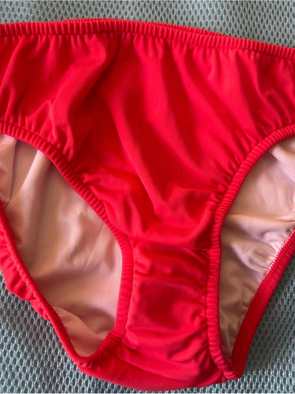 Venus Women’s Coral Mid-Rise Bikini Swim Bottom - Size 6
